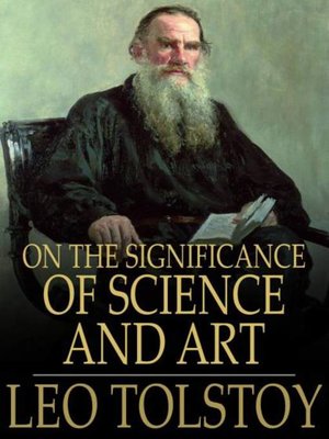 cover image of On the Significance of Science and Art